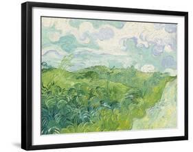 Green Wheat Fields, Auvers, 1890-Vincent van Gogh-Framed Giclee Print