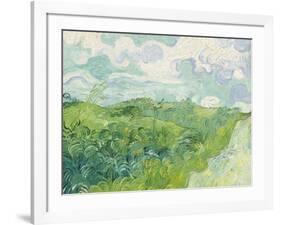 Green Wheat Fields, Auvers, 1890-Vincent van Gogh-Framed Giclee Print