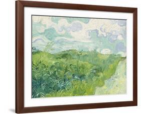 Green Wheat Fields, Auvers, 1890-Vincent van Gogh-Framed Giclee Print