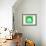 Green White Aqua-Irena Orlov-Framed Art Print displayed on a wall