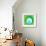 Green White Aqua-Irena Orlov-Framed Art Print displayed on a wall