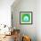 Green White Aqua-Irena Orlov-Framed Art Print displayed on a wall