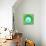 Green White Aqua-Irena Orlov-Mounted Art Print displayed on a wall