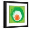 Green White Orange Elements-Irena Orlov-Framed Art Print