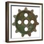 Green Wide Tooth Gear-Retroplanet-Framed Giclee Print