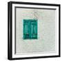 Green Window with Closed Shutter, Baden-Wurttemberg, Germany-null-Framed Photographic Print