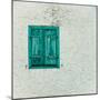 Green Window with Closed Shutter, Baden-Wurttemberg, Germany-null-Mounted Photographic Print