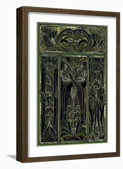 Green Window-Mindy Sommers-Framed Giclee Print