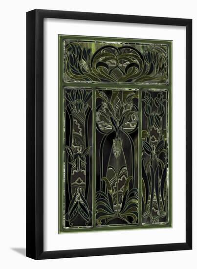 Green Window-Mindy Sommers-Framed Giclee Print