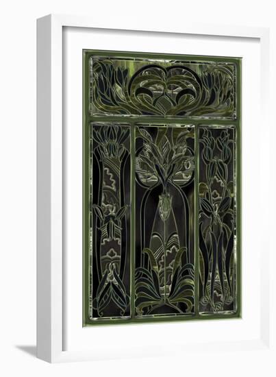 Green Window-Mindy Sommers-Framed Giclee Print