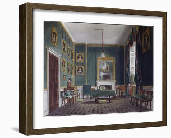 Green Withdrawing Room-null-Framed Giclee Print