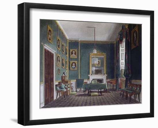 Green Withdrawing Room-null-Framed Giclee Print