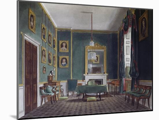 Green Withdrawing Room-null-Mounted Giclee Print