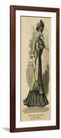 Green, Yellow Dress 1899-null-Framed Art Print