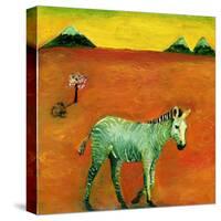 Green Zebra and Cherry Tree, 2005-Gigi Sudbury-Stretched Canvas