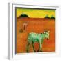 Green Zebra and Cherry Tree, 2005-Gigi Sudbury-Framed Giclee Print