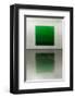 Green-null-Framed Art Print