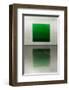 Green-null-Framed Art Print