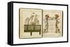 Greenaway Book, Flowers-Kate Greenaway-Framed Stretched Canvas