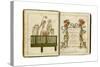 Greenaway Book, Flowers-Kate Greenaway-Stretched Canvas