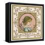 Greenaway Card of 2-Kate Greenaway-Framed Stretched Canvas