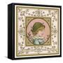 Greenaway Card of 2-Kate Greenaway-Framed Stretched Canvas