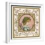 Greenaway Card of 2-Kate Greenaway-Framed Art Print