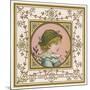 Greenaway Card of 2-Kate Greenaway-Mounted Art Print