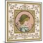 Greenaway Card of 2-Kate Greenaway-Mounted Art Print