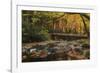 Greenbrier Bridge With Stream Watercolor-Galloimages Online-Framed Photographic Print