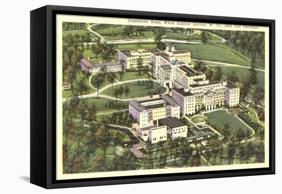 Greenbrier Hotel, White Sulphur Springs, West Virginia-null-Framed Stretched Canvas