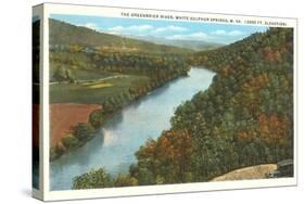 Greenbrier River, White Sulphur Springs, West Virginia-null-Stretched Canvas