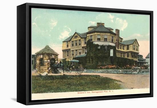 Greene's Inn, Narragansett Pier, Rhode Island-null-Framed Stretched Canvas
