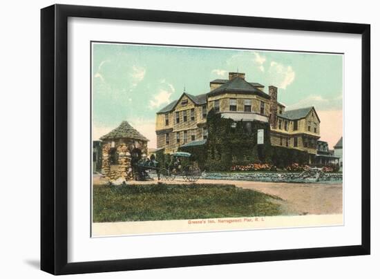 Greene's Inn, Narragansett Pier, Rhode Island-null-Framed Art Print