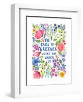 Greener Grass-Elizabeth Rider-Framed Giclee Print