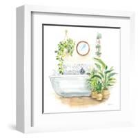 Greenery Bath II-Sue Schlabach-Framed Art Print