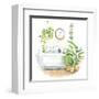 Greenery Bath II-Sue Schlabach-Framed Art Print