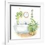 Greenery Bath II-Sue Schlabach-Framed Premium Giclee Print