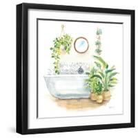 Greenery Bath II-Sue Schlabach-Framed Art Print