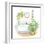 Greenery Bath II-Sue Schlabach-Framed Art Print