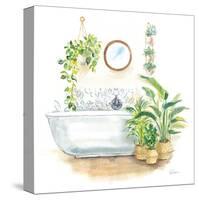 Greenery Bath II-Sue Schlabach-Stretched Canvas