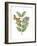 Greenery Butterflies III-Wild Apple Portfolio-Framed Art Print