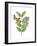 Greenery Butterflies III-Wild Apple Portfolio-Framed Art Print