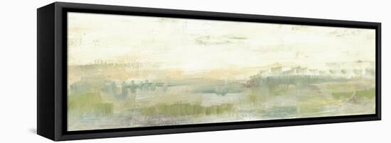 Greenery Horizon Line I-Jennifer Goldberger-Framed Stretched Canvas
