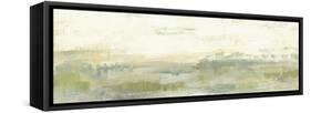 Greenery Horizon Line I-Jennifer Goldberger-Framed Stretched Canvas