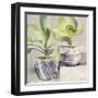 Greenery Still Life with Navy-Albena Hristova-Framed Art Print