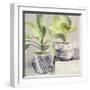 Greenery Still Life with Navy-Albena Hristova-Framed Art Print