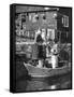 Greengrocer Bringing Goods by Boat, Marken, Holland, 1936-Donald Mcleish-Framed Stretched Canvas
