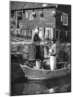 Greengrocer Bringing Goods by Boat, Marken, Holland, 1936-Donald Mcleish-Mounted Giclee Print