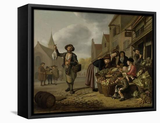 Greengrocers Shop-Jan Victors-Framed Stretched Canvas